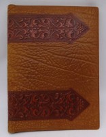 Auktion 344 / Los 13001 <br>Leder Dokumentenmappe mit Schlüssel, 38x27 cm