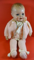 Auktion 344 / Los 12008 <br>Baby-Puppe "A&amp;M" Nr. 542/6., Masse, H-55 cm