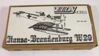 Auktion 344 / Los 12045 <br>Bausatz "Hansa-Brandenburg W29", Veedy Models No. 011, komplett.