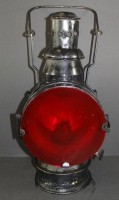 Auktion 344 / Los 16020 <br>grosse Bahnlampe, Petroleum, datiert 1949, H-40 cm