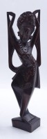 Los  <br>Holzstatuette, Tänzerin, H- 20 cm