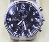 Auktion 371<br>HAU, Invicta, Quarzwerk, ungetragen, orig. Box, D-4,5cm.