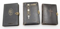 Auktion 344 / Los 3003 <br>Gebetsbuch sowie 3x div. Gesangsbücher, alle um 1900