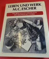 Auktion 344 / Los 3026 <br>Leben und Werk M.C. Escher, Gesamtverzeichnis der graphischen Werke, Grossband, 30x24 cm