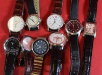 Auktion 345 / Los 2001 <br>9x div Quartz Armbanduhren, nicht überprüft