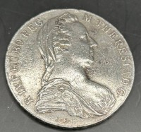 Auktion 345 / Los 6000 <br>Maria Theresientaler, Silber, 27,9 gr