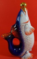 Auktion 345 / Los 8025 <br>Scherzflasche "Fisch" Russland, H-26 cm