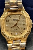 Auktion 359<br>BWC Swiss Quartz Armbanduhr, nicht überprüft
