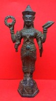 Auktion 345 / Los 15509 <br>Bronze-Gottheit, China/Tibet?, H-23 cm