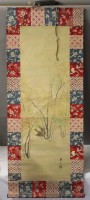 Rollbild, China, älter, ca. 138,5  x 56cm.