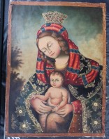 Auktion 345 / Los 4026 <br>Victor Navarro, christl. Motiv Madonna mit Kind, Öl/Leinen, wohl 19.Jhd?  nicht signiert, 72x53 cm