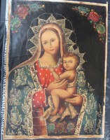 Auktion 345 / Los 4027 <br>Victor Navarro, christl. Motiv Madonna mit Kind, Öl/Leinen, wohl 19.Jhd?, ca. 72x53 cm, nicht signiert