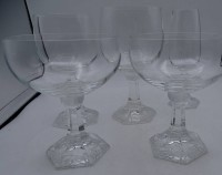 Auktion 345 / Los 10023 <br>31  tg. Gläsersatz "Rosenthal", 8 Weisswein-6 Rotweingläser, 6 Sektschalen, 6 Sektgläser, 5 Longdrink Gläser