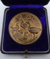 Auktion 345 / Los 6038 <br>Bronzemedaille in Etui "Für züchterische Leistung"