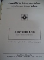 Auktion 345 / Los 6039 <br>Leuchtturm Vordruckalbum DDR 1968-1974, postfrisch, komplett, Album neuwertig