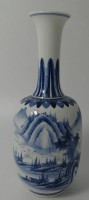 Auktion 345 / Los 15523 <br>kl. China-Vase, Blaumalerei, H-20 cm