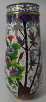 Auktion 345 / Los 15528 <br>gr. Cloisonne-Vase, China, H-26 cm