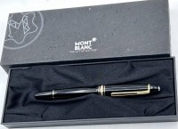Auktion 352 / Los 16006 <br>neuwertiger Füllfederhalter "Mont Blanc Meistertstück", Goldfeder-585- in OVP mit Papieren