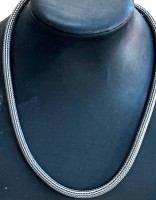 Auktion 346 / Los 1033 <br>Silber-925- Halsband, L-42 cm, 32 gr.