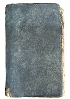 Auktion 346 / Los 3036 <br>Andachtenbuch um 1750, Titelseite und ersten beiden Seiten fehlen, Holzeinband, schlecht erhalten, 16x10 cm