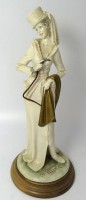 Auktion 346 / Los 15081 <br>B. Merli  Dame"   hohe Kunstmasse Figur, H-32 cm,