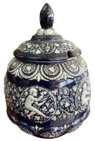 Auktion 351 / Los 9021 <br>gr. Salzglasur Bowlengefäss, 5 L., H-30 cm
