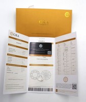 Auktion 347 / Los 1024 <br>925er Silber-Ring, mit 0,8 ct Moissanit, 1,6gr., RG 52, anbei Steinzertifikat