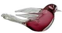 Auktion 351 / Los 10028 <br>Taube Etikett "Venetria artistica Oball" Murano, H-8 cm, L-17 cm
