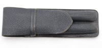 Auktion 347<br>Leder-Etui, Montblanc, älter, ca. 12 x 4cm.