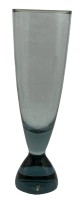 Auktion 347 / Los 10081 <br>hohe Rauchglasvase, H-30 cm