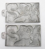 Auktion 347 / Los 15037 <br>Schokoladen-Model, Alu, DRGM, ca. 20 x 10,5cm.