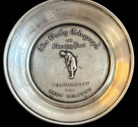 Auktion 347 / Los 11023 <br>kl. Silberschale "The Daily Telegraph"  Tournament for Lady Golfers, London um 1940, 30 gr., D-10 cm