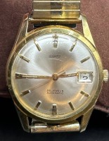 Auktion 371<br>vintage Lovary automatic HAU,  25 Jewels, Werk l&auml;uft, Double Geh&auml;use und Zugband