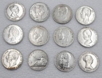 Auktion 347 / Los 6046 <br>12x Münz-Repliken, meist Spanien