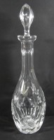 Auktion 338 / Los 10021 <br>hohe, schlanke Kristall-Karaffe, H-38 cm