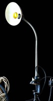 Auktion 347 / Los 16022 <br>gr. "Original Kaiser Ideal" Teleskoplampe aus Blech, schwarz, guter Zustand
