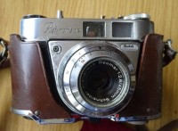 Auktion 347 / Los 16025 <br>Fotoapparat "Kodak" Retina 1A in Lederetui