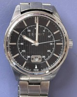 Auktion 371<br>gr. Quartz HAU "Esprit", orig. Band, gut erhalten, D-4,5cm