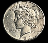 Auktion 348 / Los 6000 <br>Peace Silberdollar 1926-S, ss
