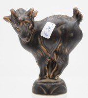 Auktion 348 / Los 8015 <br>Zicklein, Royal Copenhagen, braun, Nr. 20212, H-8,5cm.