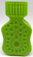 Auktion 348 / Los 10023 <br>Vase "Hirschberg Art glass" H-20 cm, B-10cm,grün