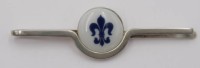 Auktion 348 / Los 1022 <br>Kravatttennadel, Georg Jensen, Sterling, emailliert, 5,5gr., L-5,5cm.
