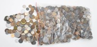 Auktion 348 / Los 6003 <br>gr. Konvolut div. Kleinmünzen, meist Skandinavien, unsortiert, 4,1Kg