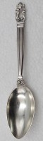 Auktion 348 / Los 11003 <br>Esslöffel, Georg Jensen, Sterling, Acorn, 44,4gr., Widmung von 1934, L-17cm