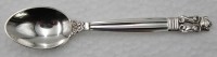 Auktion 348 / Los 11009 <br>Teelöffel, Georg Jensen, Sterling, Acorn, 1931, verso monogrammiert, 15,7gr., L-11,3cm