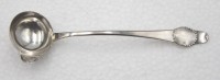 Auktion 348 / Los 11022 <br>kl. Saucenkelle, Silber, Dänemark 1918, 18,9gr, Gebrauchsspuren, L-14cm