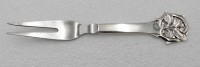 Auktion 348 / Los 11034 <br>Fleischgabel, Silbergriff, Dänemark 1943, L-21,5cm.