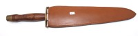 Auktion 348 / Los 16010 <br>gr. Dolch, India, Lederscheide, L-46cm