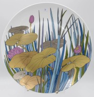 Auktion 351 / Los 8038 <br>gr. Zierteller, Rosenthal studio-linie, Le Fall, Seerosen, D-33cm