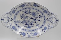 Auktion 351 / Los 8048 <br>ovale Schale, gemarkt ?, Zwiebelmuster, H-7cm B-34cm T-22cm